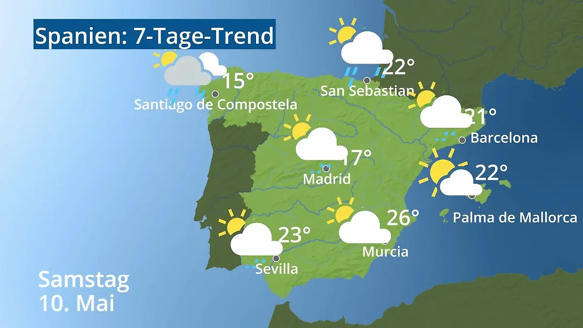 Wetter Barcelona 16 Tagenull