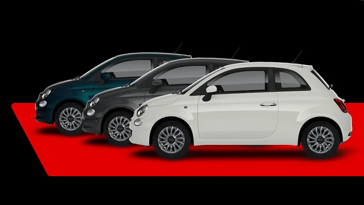 Fiat 500 bei Media Markt
