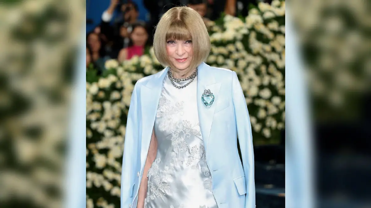 Bei der diesjährigen Met Gala erschien Gastgeberin Anna Wintour in einem nicht ganz so makellosen Kleid.