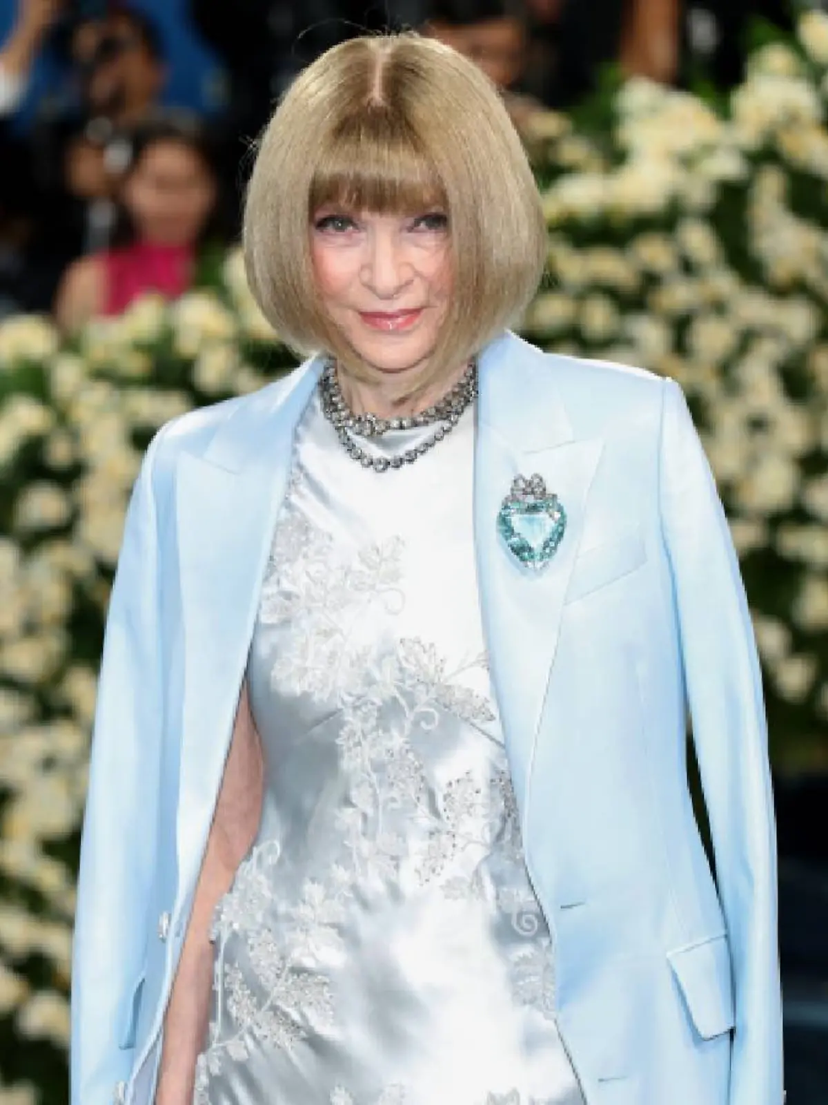 Bei der diesjährigen Met Gala erschien Gastgeberin Anna Wintour in einem nicht ganz so makellosen Kleid.