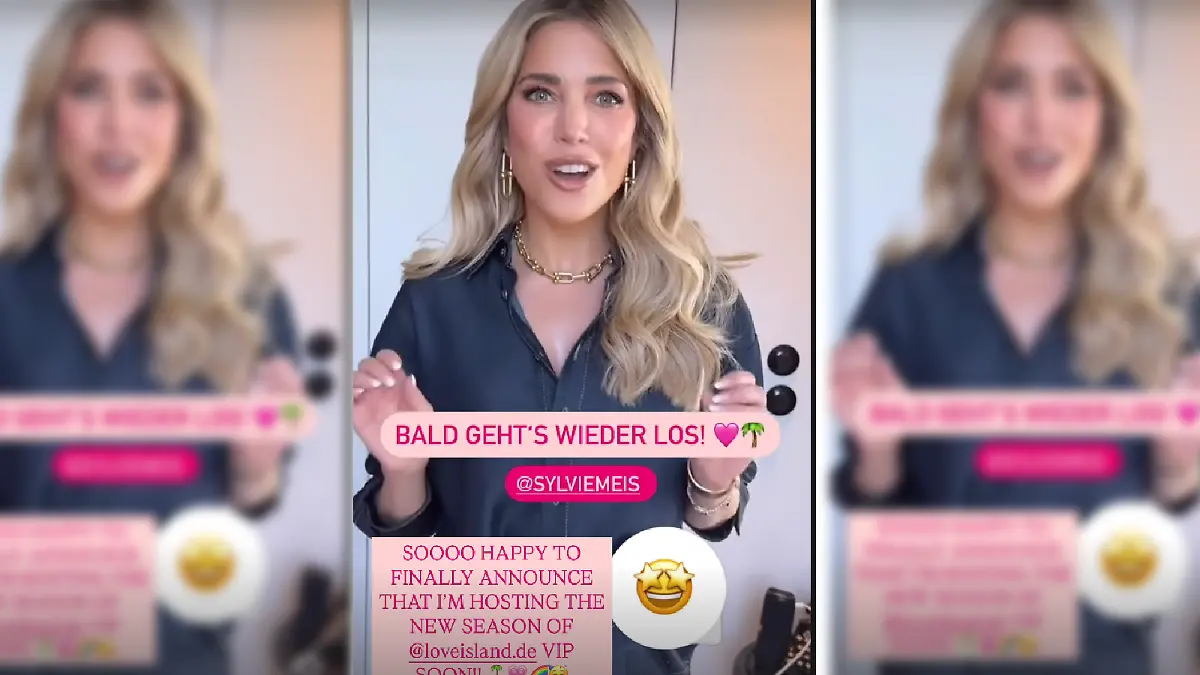 Hier verkündet Sylvie Meis ihre frohe Botschaft