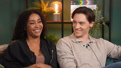 AWZ: Féréba Koné und Maximilian Schneider freuen sich, dass Imani sich endlich durchsetzt