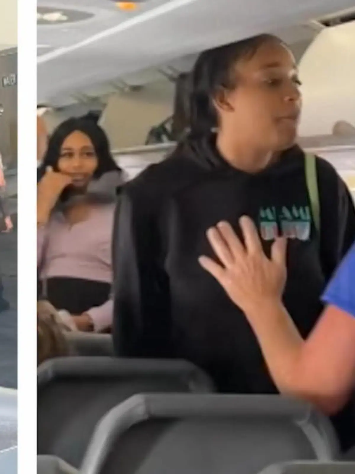 So hatte sich diese Passagierin ihren Flug bestimmt nicht vorgestellt. Schon beim Einsteigen gerät sie mit einem Fluggast aneinander und landet am Ende nicht an ihrem Zielflughafen - sondern im Gefängnis.