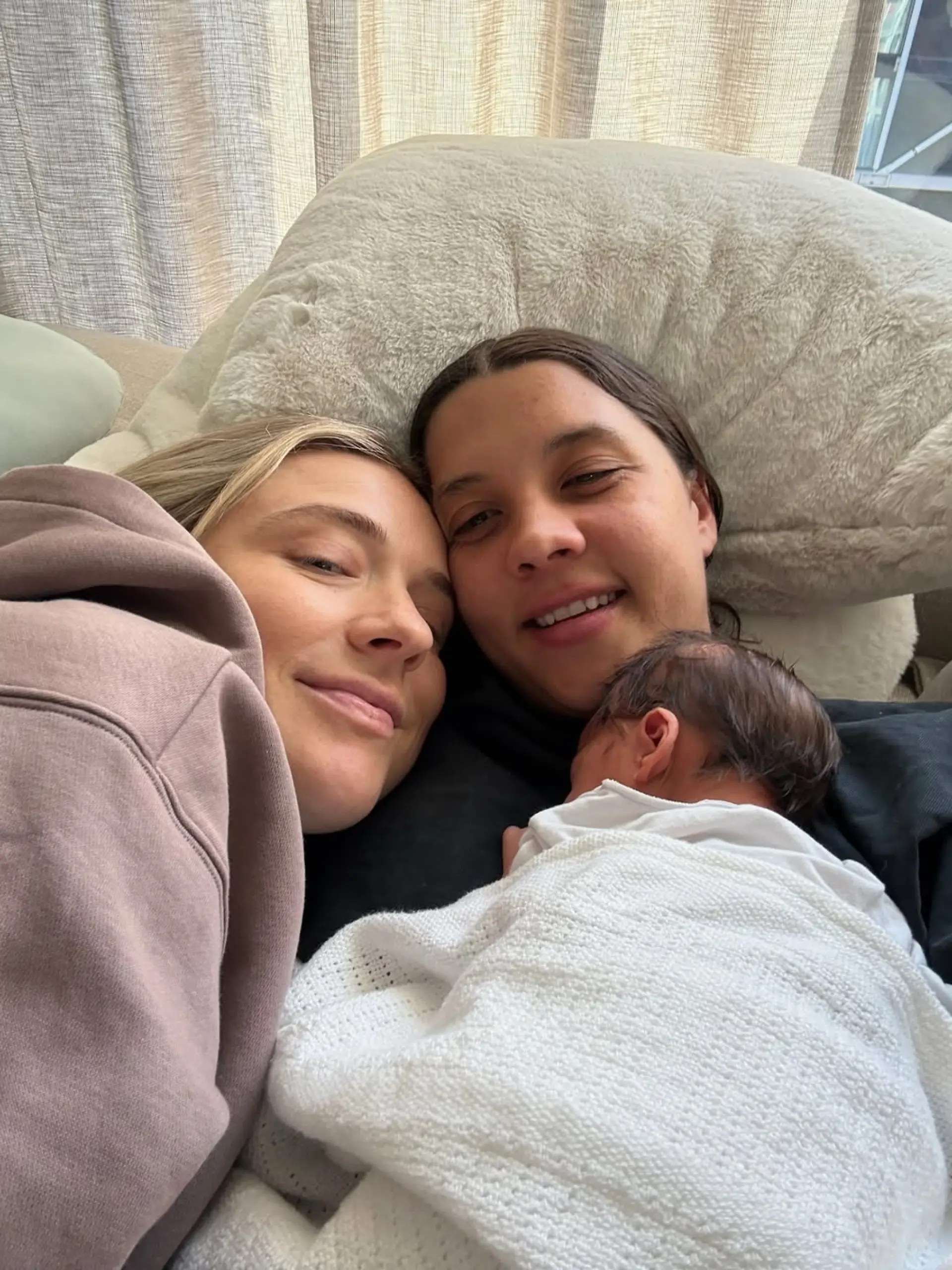 Kristie Mewis und Samatha Kerr sind erstmals Eltern geworden.