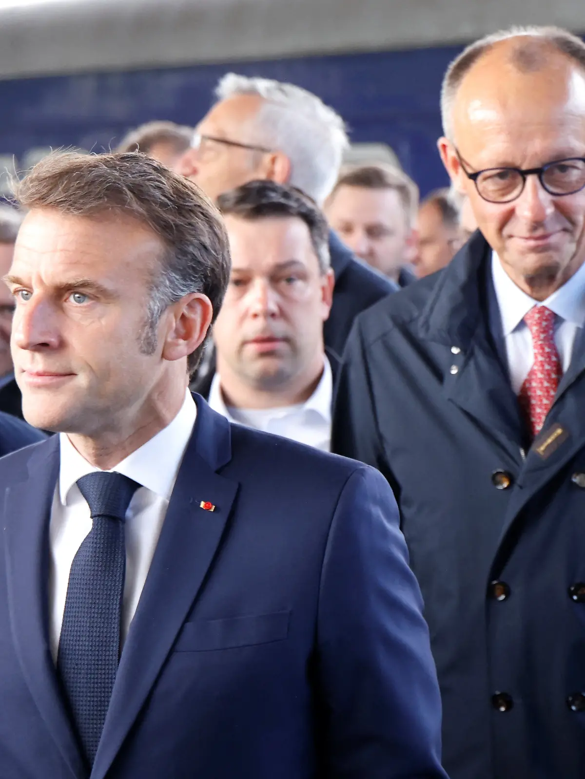 Bild zu: "Historische Zugreise! Merz, Macron, Tusk und Starmer in Kiew"