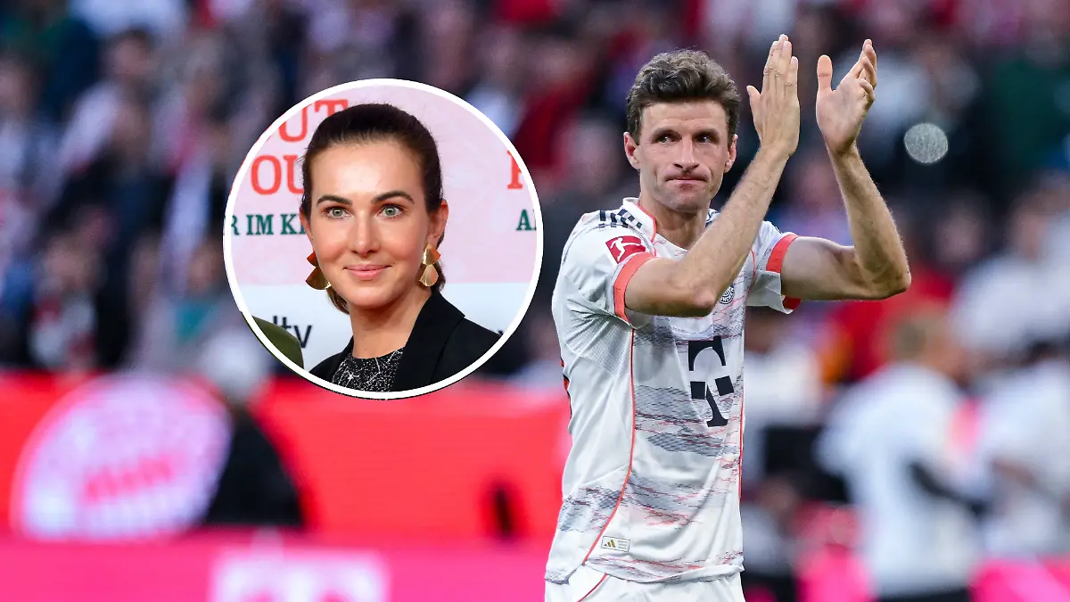 Thomas Müller bei seinem finalen Heimspiel als Bayern-Profi. Von Lisa Müller fehlte bei diesem emotionalen Abschied aber jede Spur.