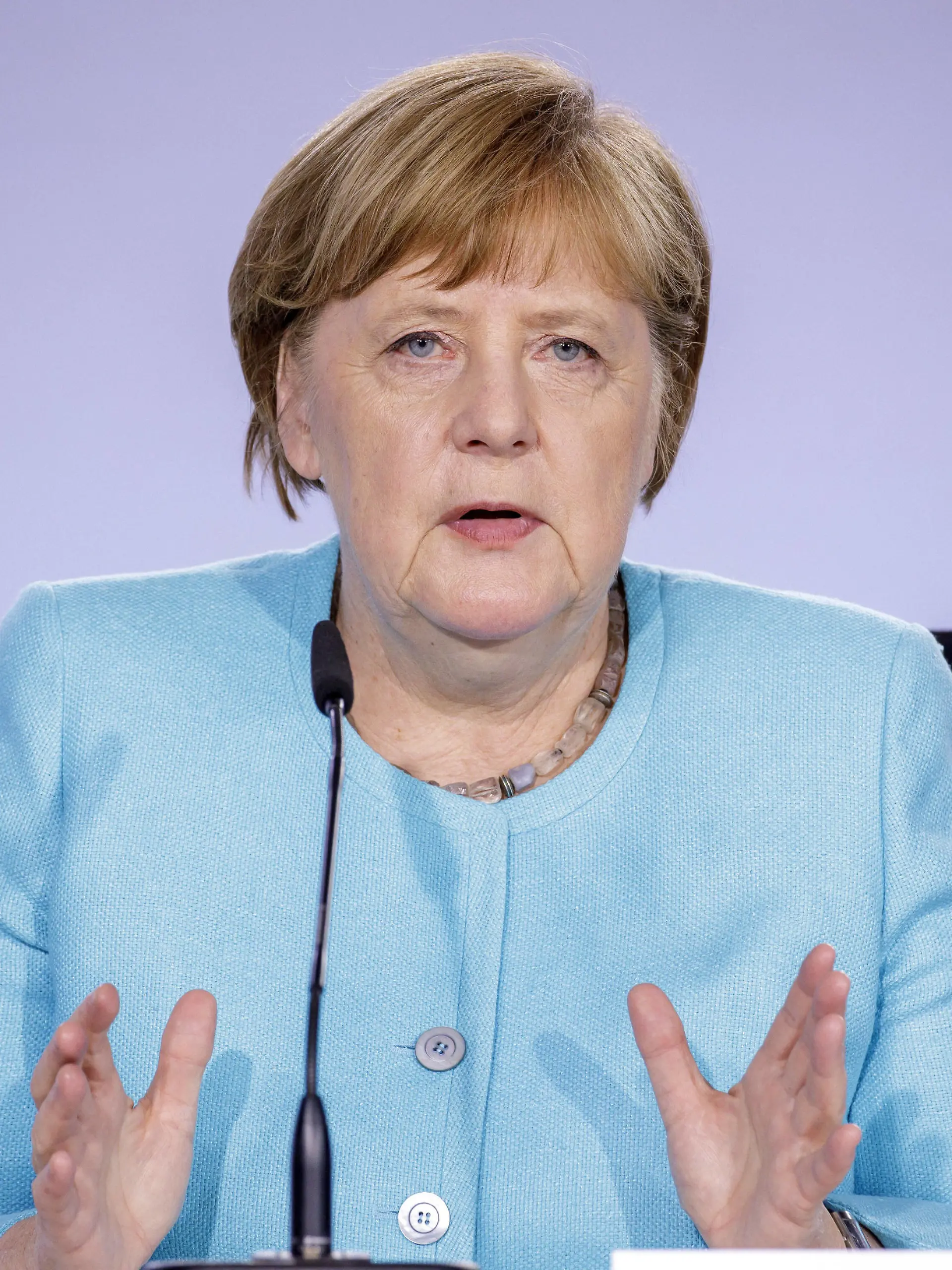  Pressekonferenz zur Vorstellung des Konjunkturpaketes nach dem Koalitionsgipfel von SPD und CDU/CSU. Bundeskanzlerin Angela Merkel, CDU. Berlin 03.05.2020 Berlin Deutschland *** Press conference to present the economic stimulus package after the coalition summit of SPD and CDU CSU Federal Chancellor Angela Merkel, CDU Berlin 03 05 2020 Berlin Germany Copyright: xThomasxImo/photothek.netx