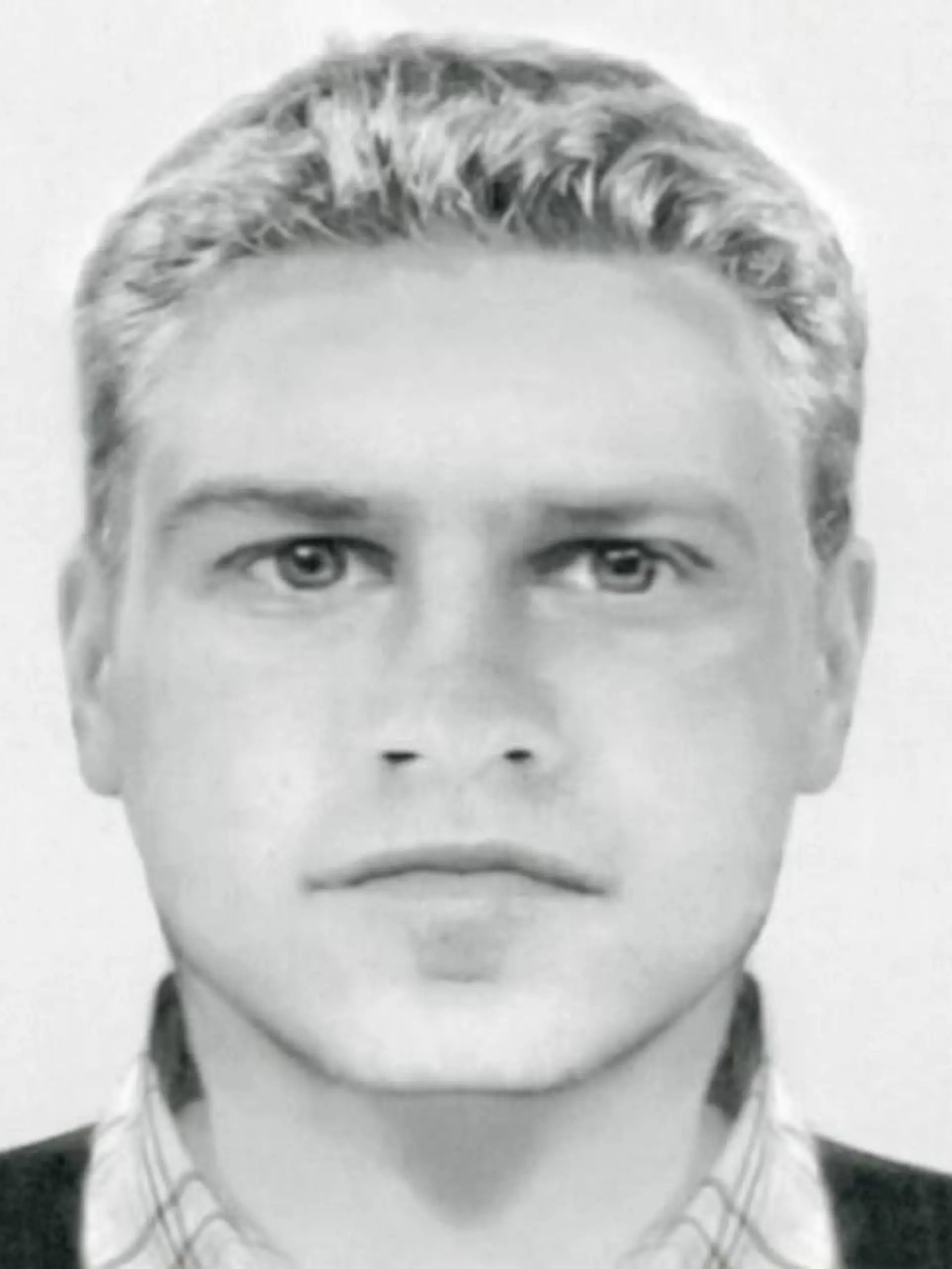So soll der unbekannte Begleiter von Reiner-Josef Pommerening ausgesehen haben.