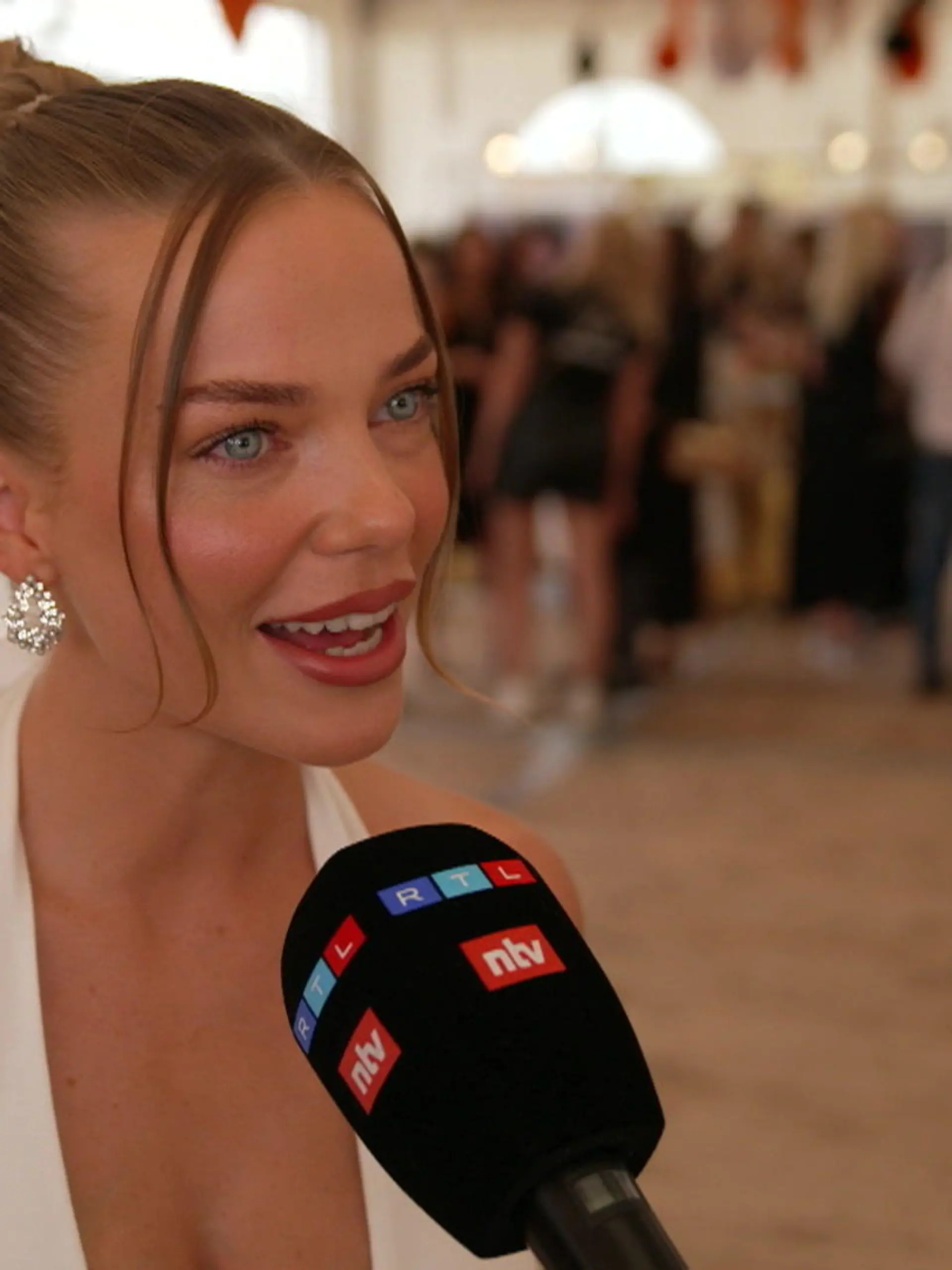 Laura Maria Rypa im RTL-Interview.