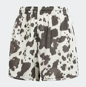 Adidas Originals Satin Shorts mit Cow-Print