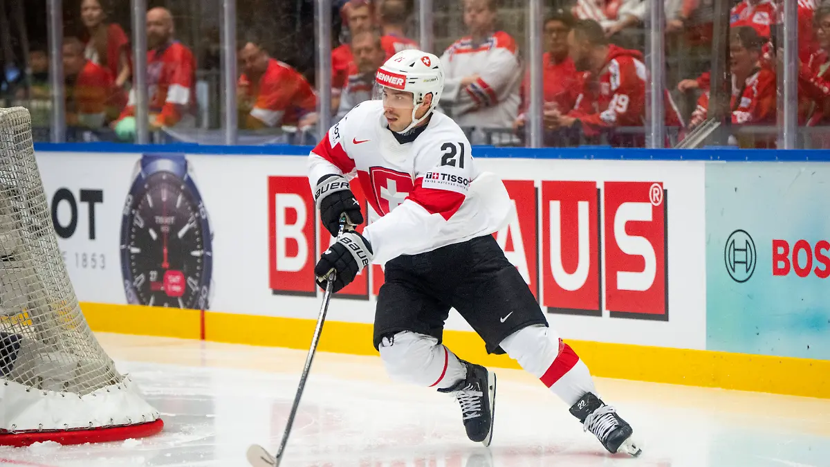 Beim WM-Sieg gegen die USA lieferte der Schweizer Eishockeyspieler Kevin Fiala schon wieder ab