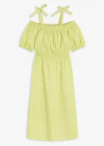 Off-Shoulder-Kleid aus reiner Bio-Baumwolle