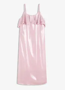 Trägerkleid mit Volants