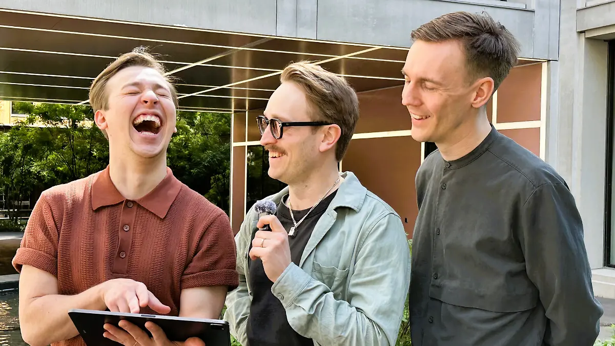 Jakob Norrgård, Axel Åhman und Kevin Holmström