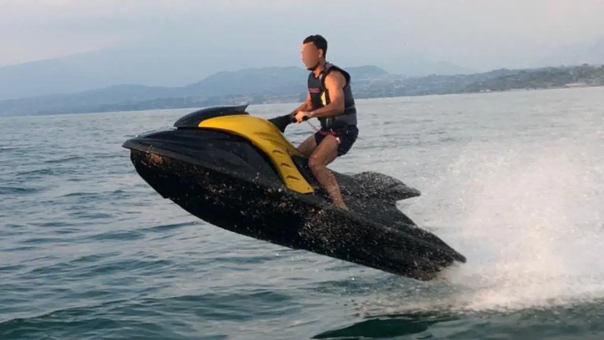 Das Unfall-Opfer Francesco Z. liebte es, mit dem Jetski über den Gardasee zu fahren.