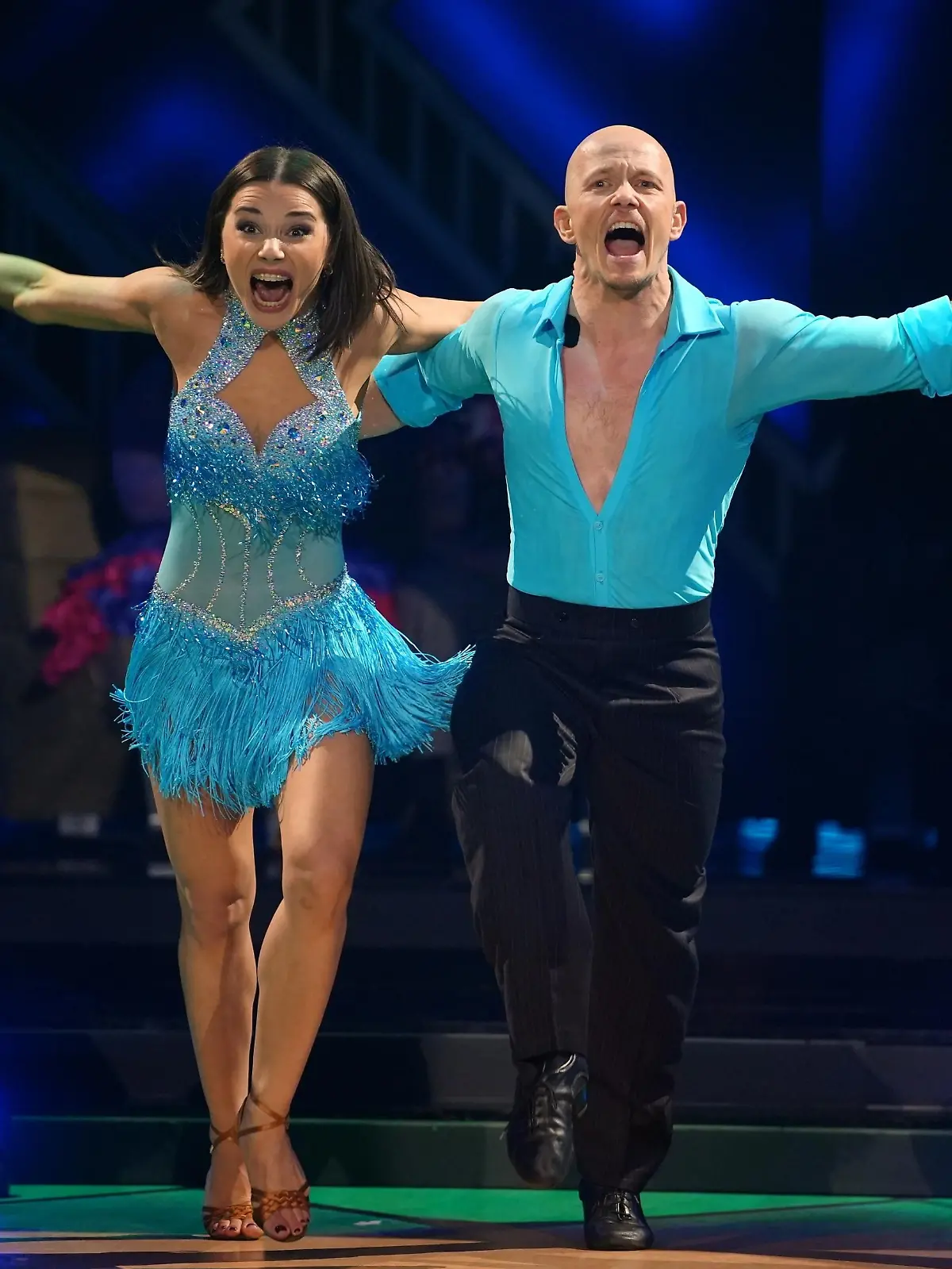 Fabian Hambüchen und Anastasia Maruster mit ihrem „Impro Dance Even Noch More Extreme”  Jive.
