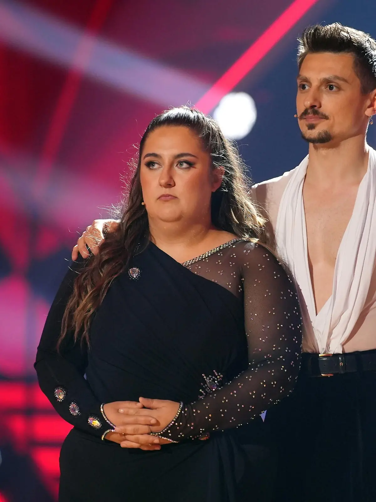 Für selfiesandra geht die Tanzreise im Halbfinale zu Ende. 