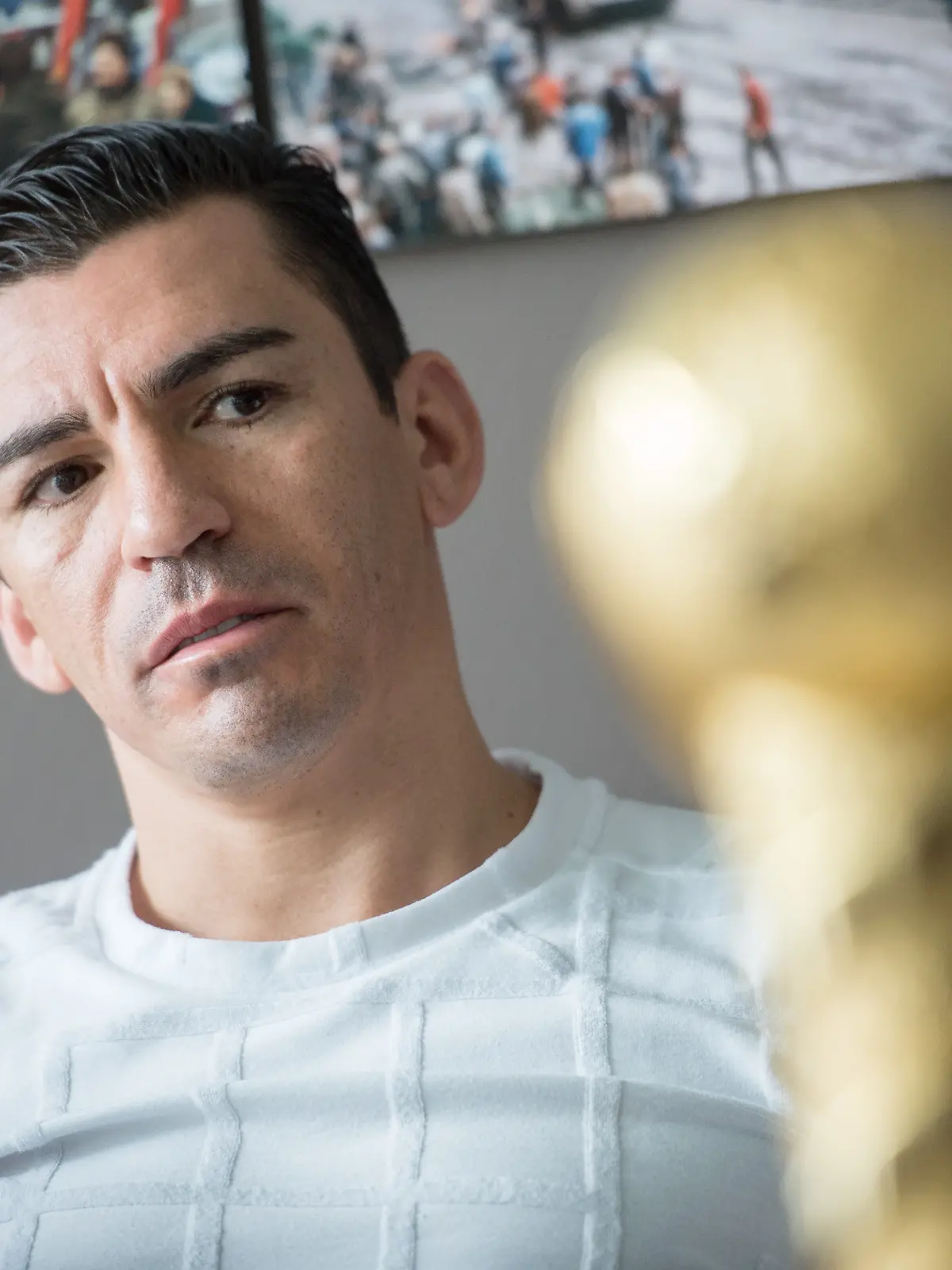 Der brasilianische Fußballspieler Lucio im Jahr 2017