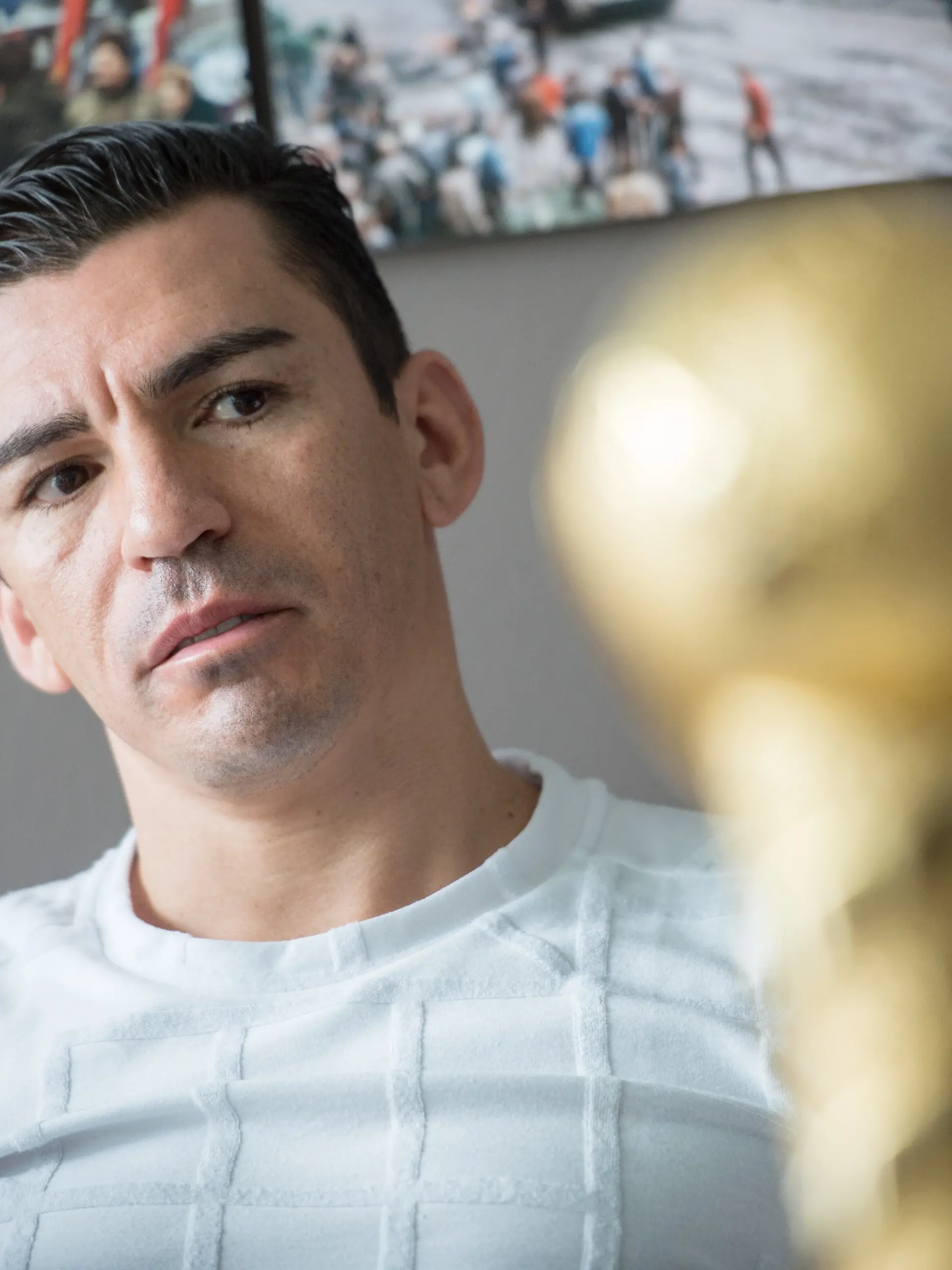 Der brasilianische Fußballspieler Lucio im Jahr 2017