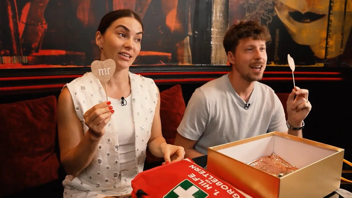 Na, Renata und Valentin, wer ist der strengere von euch? Mama und Papa Lusin im Kreuzfeuer