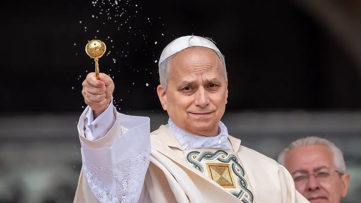 Segen für die Menschen: Papst Leo.