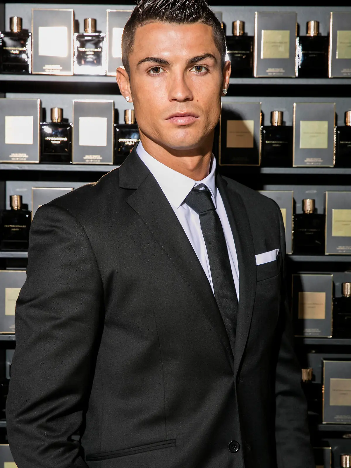Cristiano Ronaldo launches his debut fragrance, Cristiano Ronaldo Legacy surrounded by beautiful women.
The football / soccer ace hosted a party in Madrid, Spain to promote the new scent.
"Creating my own fragrance is something that I have always dreamed of doing. Fragrance is a real passion of mine - I believe you can really tell a lot about a person from the scent they wear - so having the chance to create my own was an amazing opportunity. I believe everyone should have a signature scent and I wanted to create something that's timeless and can be worn every day," the Real Madrid and Portugal star said. 
He added: "For me it's important to smell great every day, not just on special occasions. I feel like I'm never fully dressed without my fragrance. It makes me feel good so I wear it no matter what I'm doing."  The fragrance is available at cristianoronaldofragrances.com 
*Mandatory credit Splash/Cristiano Ronaldo Legacy*
<P>
Pictured: Cristiano Ronaldo launches new scent
<B>Ref: SPL1119403  100915  </B><BR/>
Picture by: Splash/Cristiano Ronaldo Legacy<BR/>
</P><P>
<B>Splash News and Pictures</B><BR/>
Los Angeles:	310-821-2666<BR/>
New York:	212-619-2666<BR/>
London:	870-934-2666<BR/>
photodesk@splashnews.com<BR/>
</P>