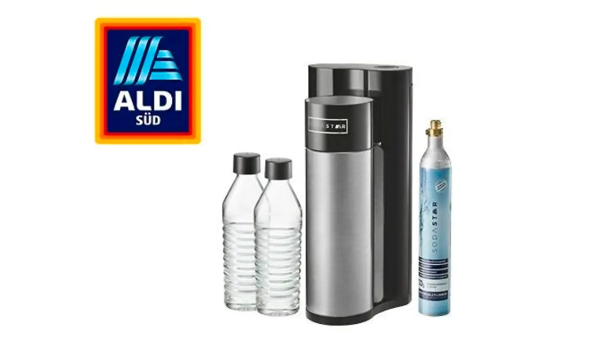 Aldi Süd bringt aktuell eine Sodastream-Alternative in die Filialen.