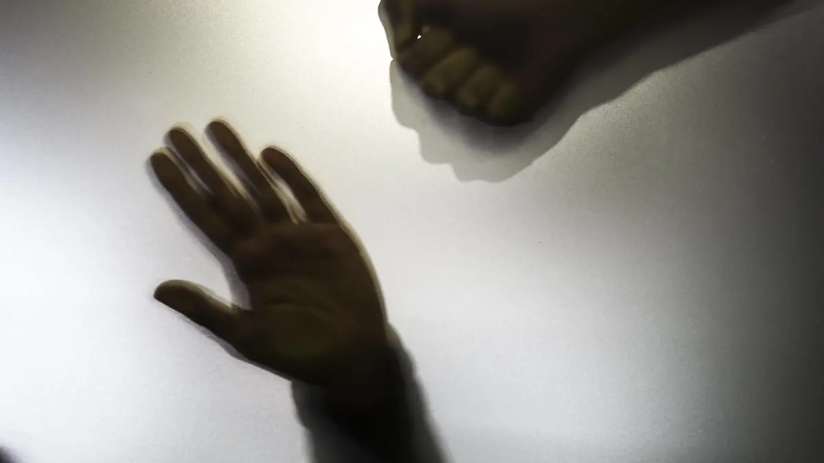 Violence in partnership, domestic violence. Helsinki Finland PUBLICATIONxNOTxINxSUIxAUTxFRAxKORxJPNxSWExNORxFINxDENxNED Copyright: xEmmixKorhonenx LKKTH20200226135600EZXP
