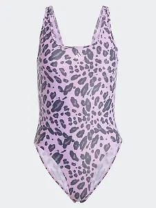 Adidas Essentials Animal Print U-Back Badeanzug