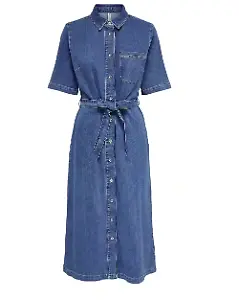 Langes Jeanskleid