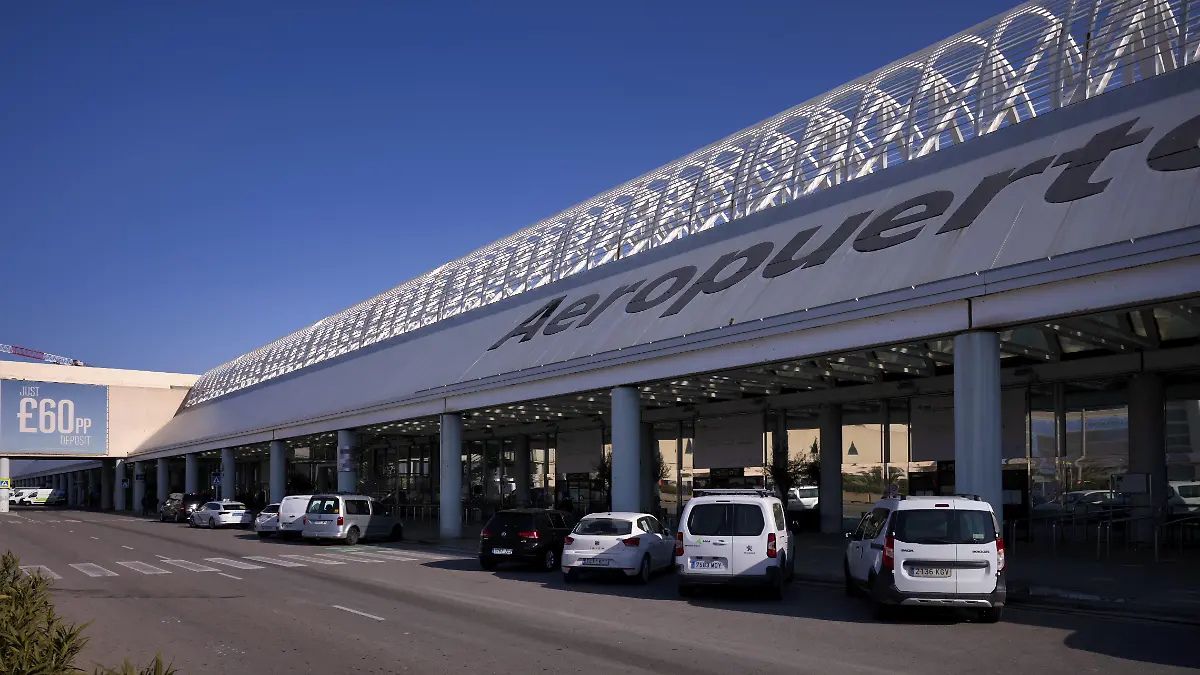 Außenaufnahme Aeropuerto de Son San Juan, Flughafen Palma de Mallorca, PMI, Mallorca, Balearische Inseln, Balearen, Spanien, Europa