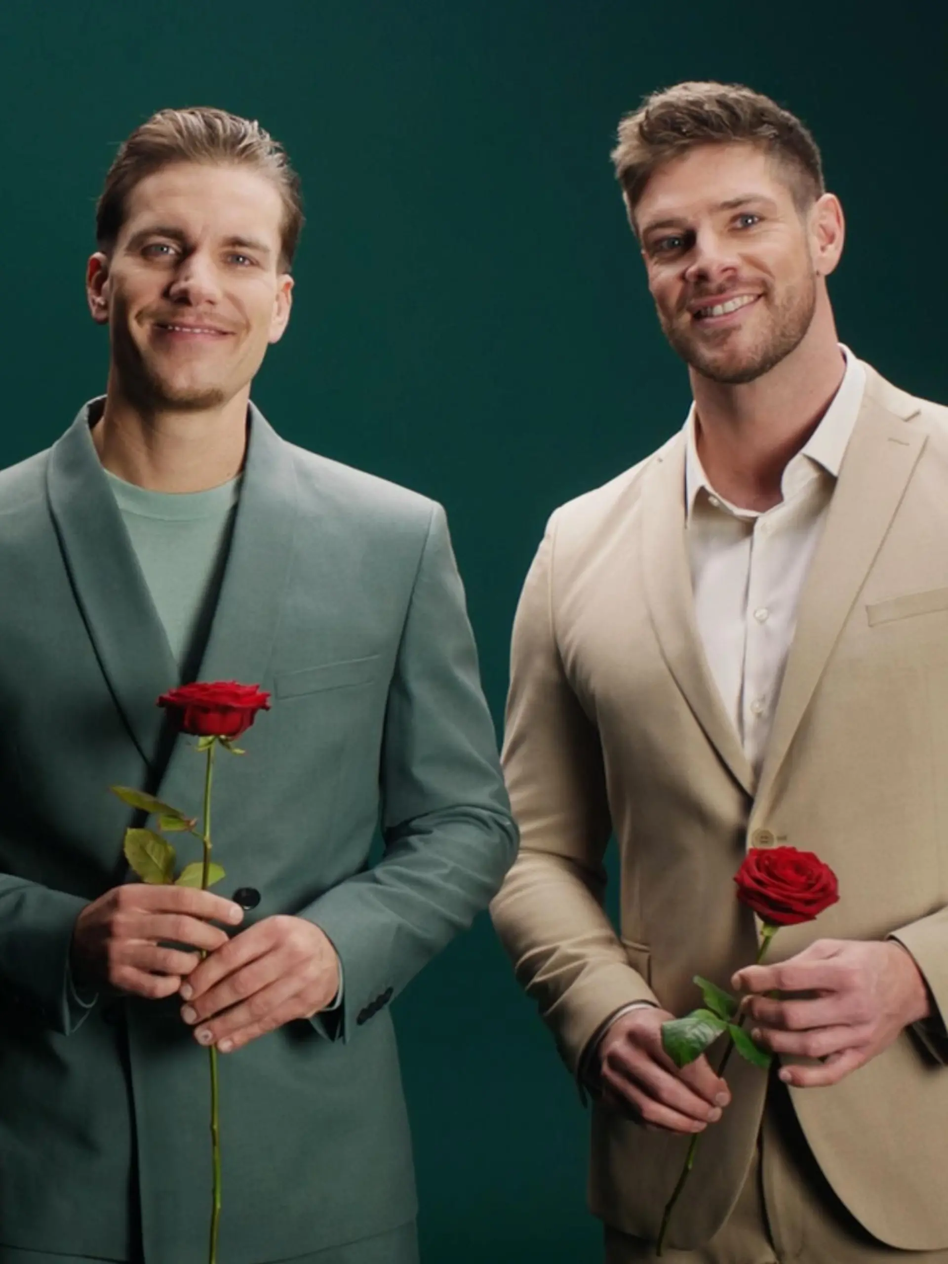 Felix Stein (l.) und Martin Braun sind die neuen Bachelors 2025
