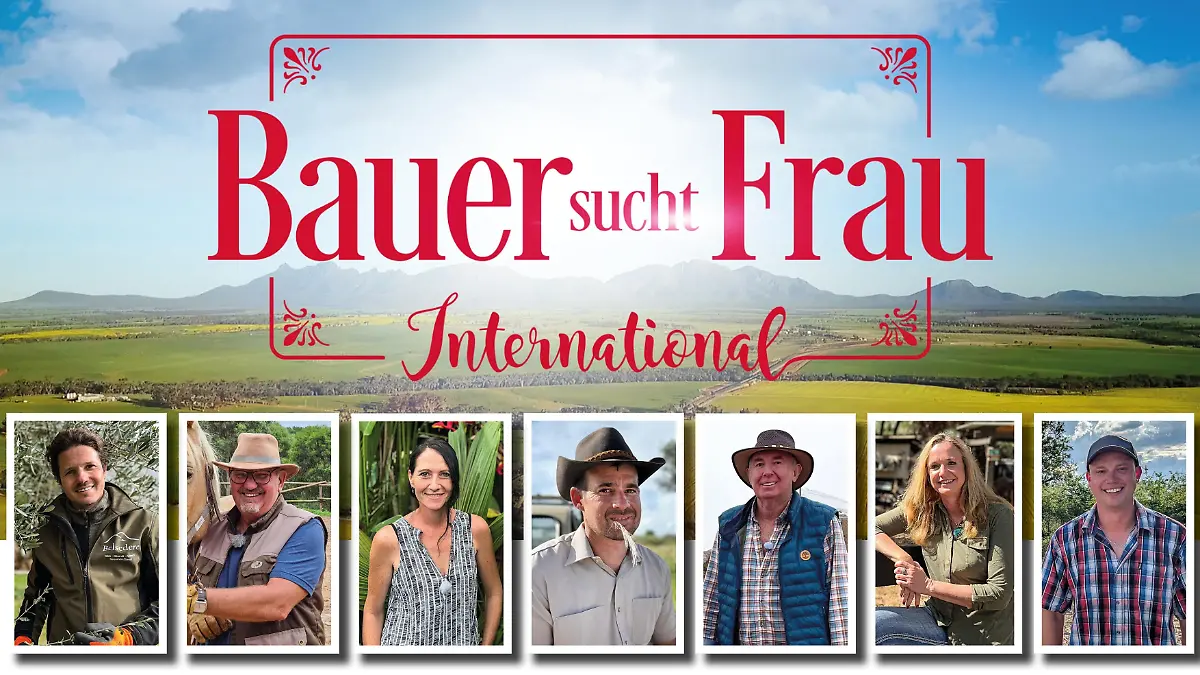 Die Internationalen Bauern 2025 v.l.: Martin, Olaf, Carmen, Marco, Roger, Iris, Björn