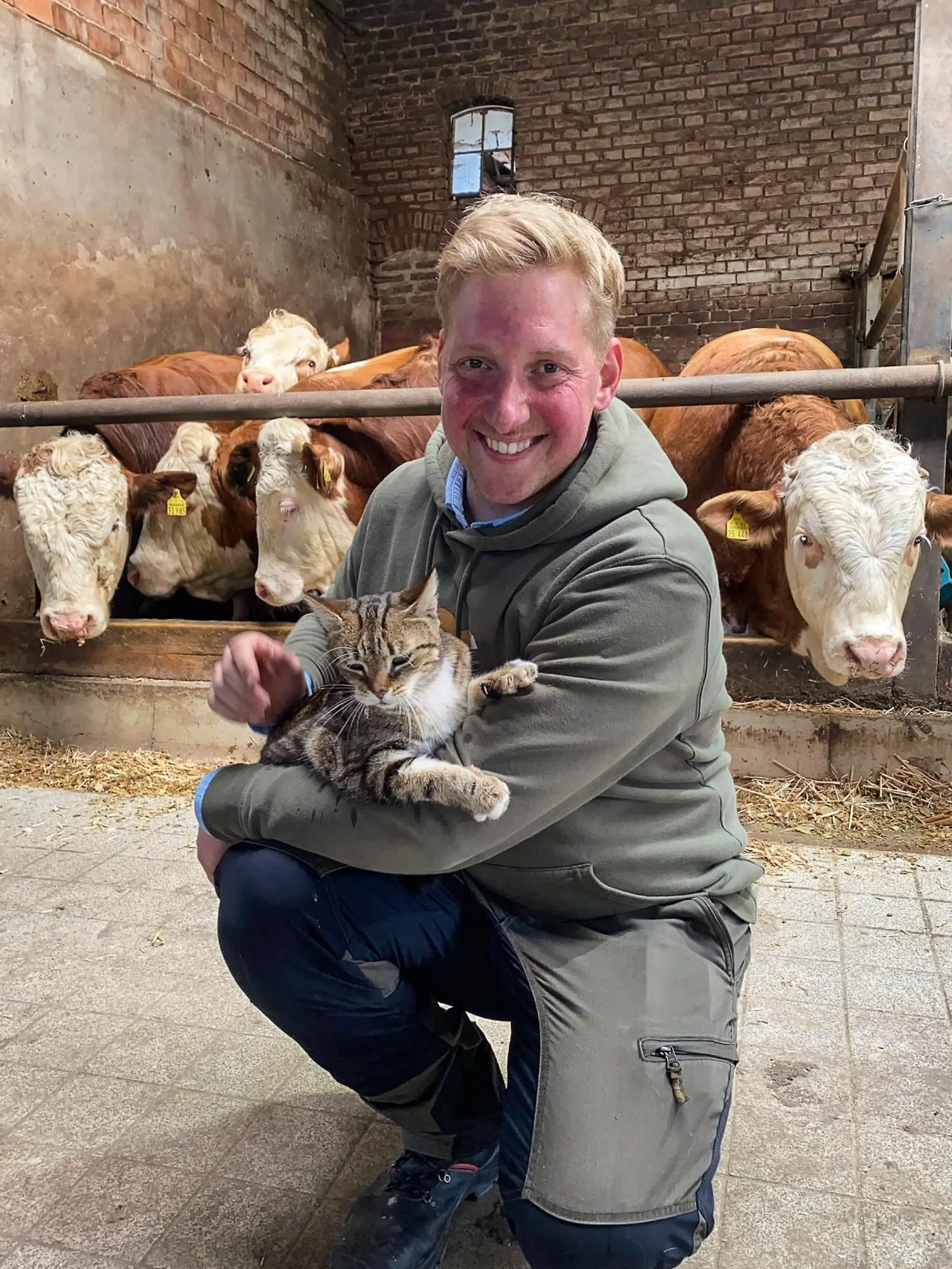 Landwirt Daniel aus Nordrhein-Westfalen.
