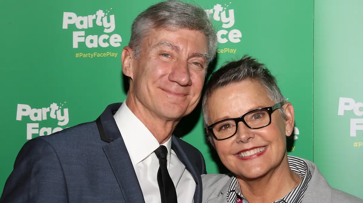 David Garrison and Amanda Bearse