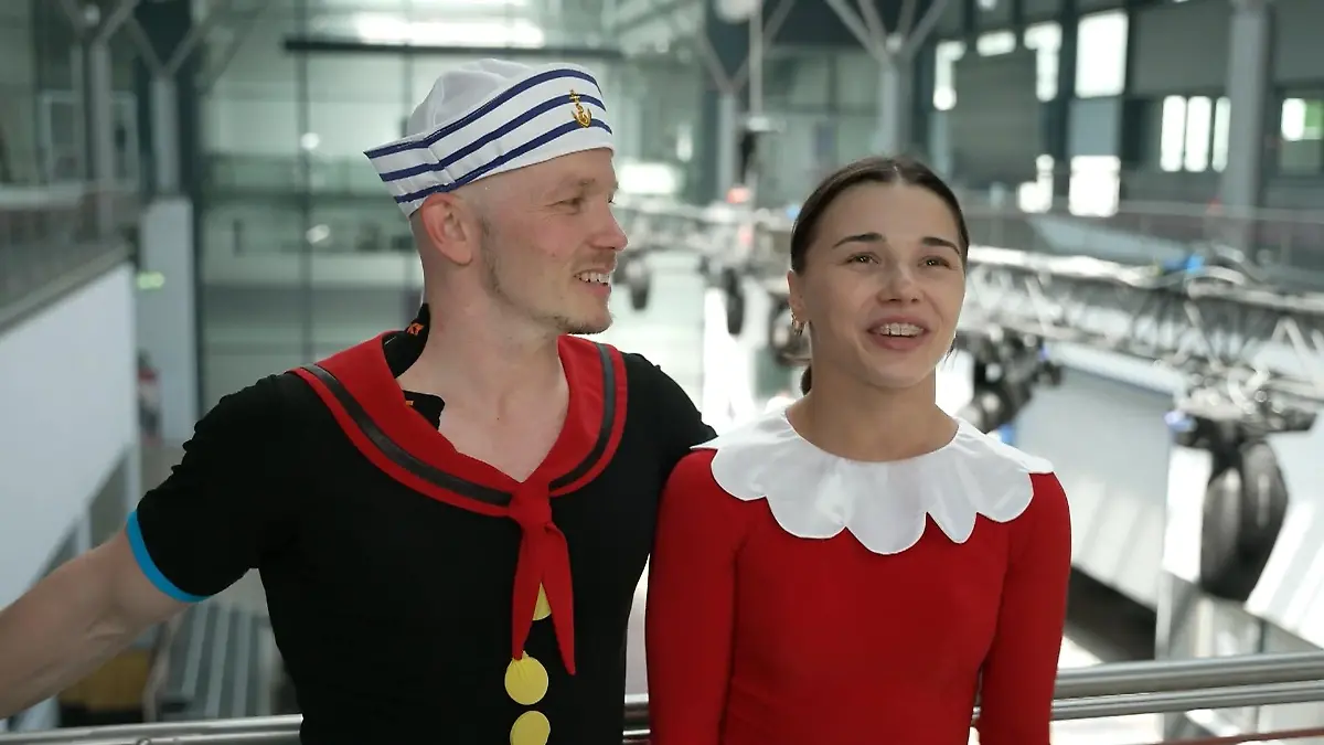 „Let’s Dance”-Kandidat Fabian Hambüchen mit Profitänzerin Anastasia Maruster