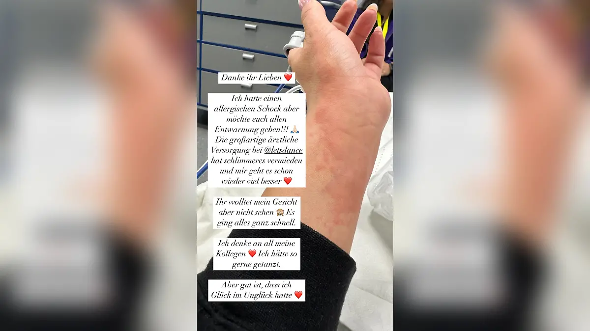 „Let’s Dance”-Profi Christina Hänni meldet sich aus dem Krankenhaus