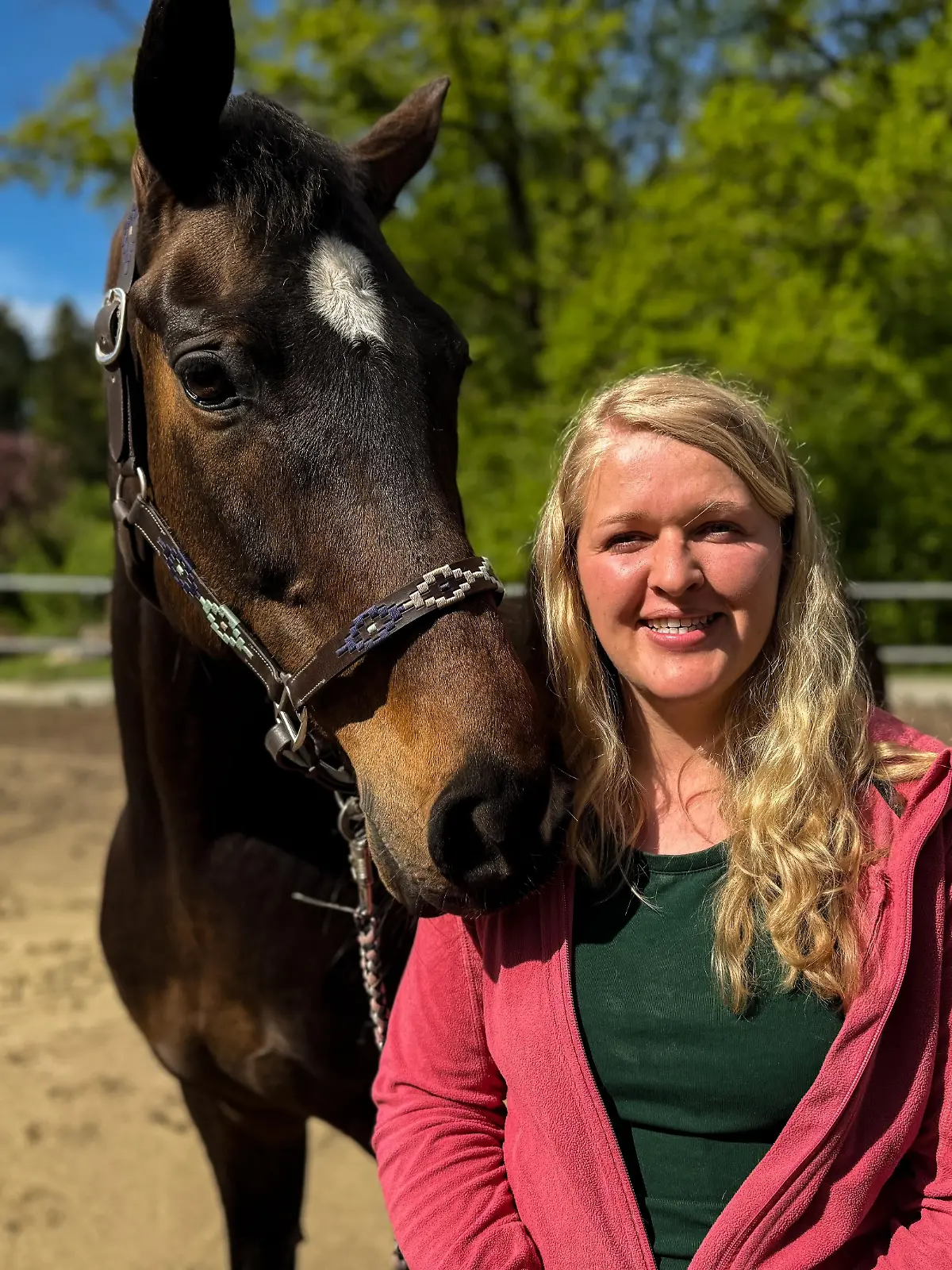 Pferdehofbetreiberin Insa aus Niedersachsen.