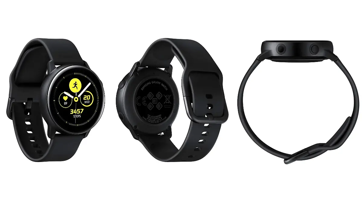 Die Samsung Galaxy Watch Active gibt es zum Handy dazu.