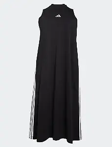 Adidas Essentials Drei-Streifen Long Racerback Kleid