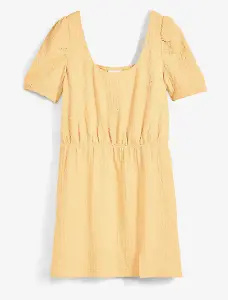 Shirtkleid aus strukturiertem Crêpe