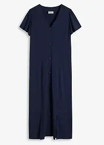 Shirtkleid mit Schlitz