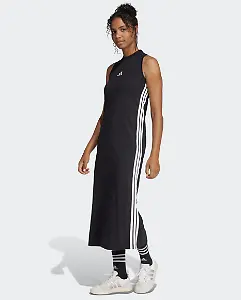 Adidas Essentials 3-Streifen Long Racerback Kleid