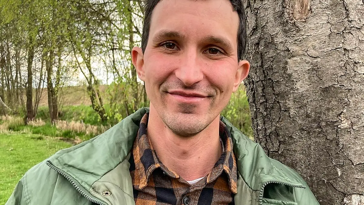 Schafhalter Michael aus Bayern.