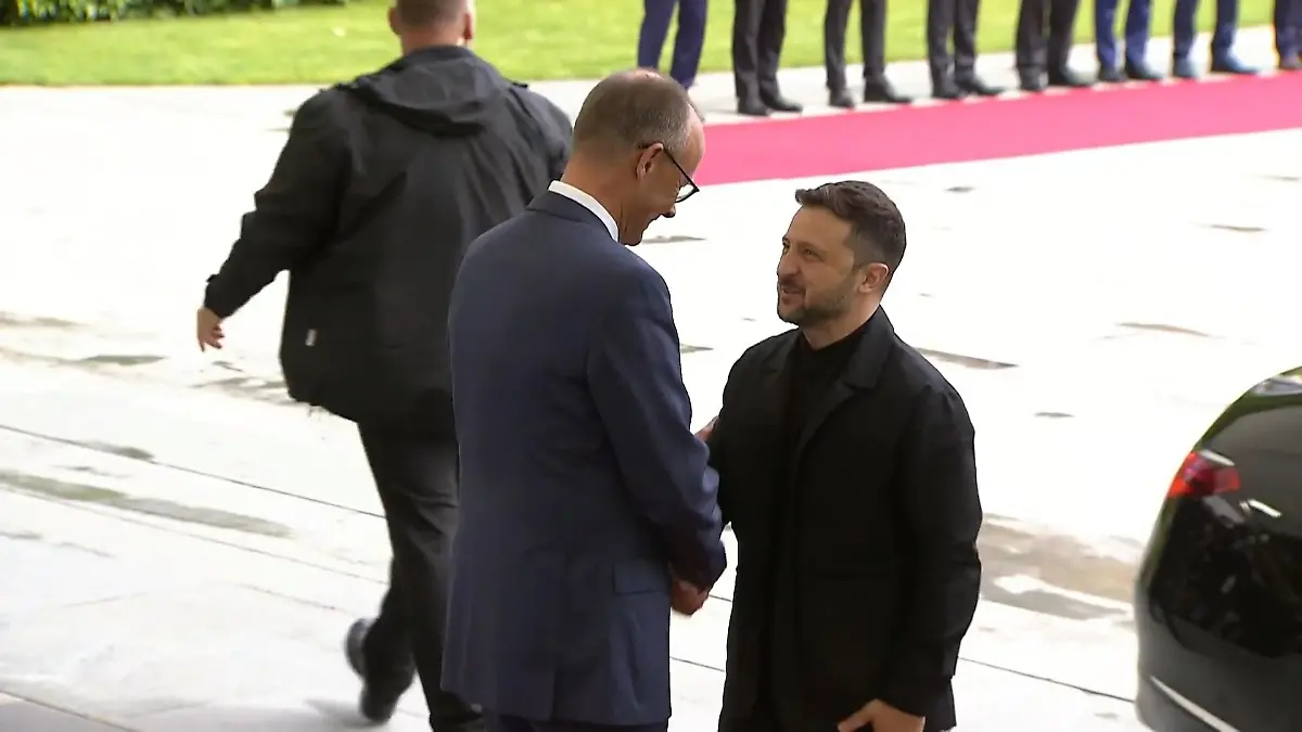 So lief Selenskyjs Berlin-Besuch Ukrainischer Präsident bei Kanzler Merz