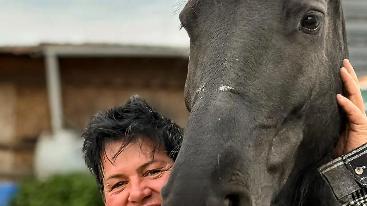 Gnadenhofbetreiberin Simone aus dem Saarland.