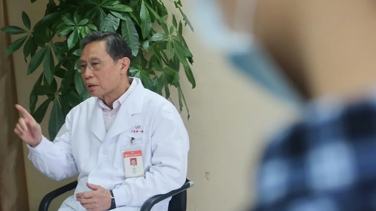 Zhong Nanshan, head of the National Health Commission's team investigating the novel coronavirus outbreak, attends an interview with Reuters in Guangzhou, Guangdong province, China February 11, 2020. REUTERS/Thomas Suen