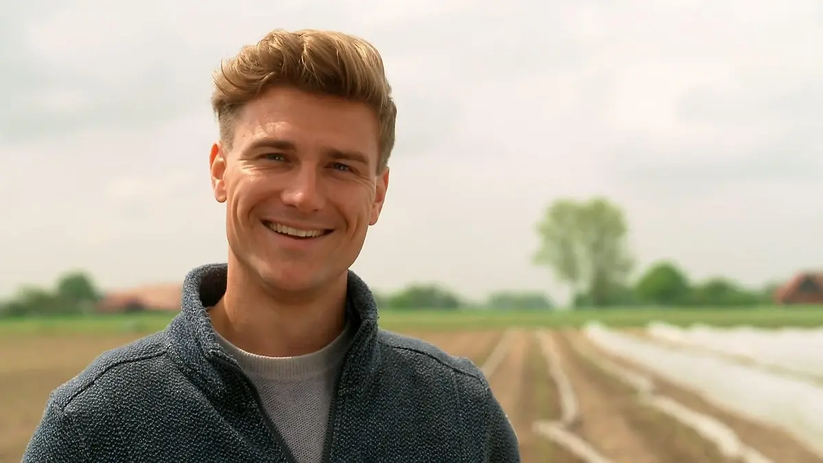 Der sportliche Spargelbauer Friedrich sucht Traumfrau „Bauer sucht Frau“-Kandidat