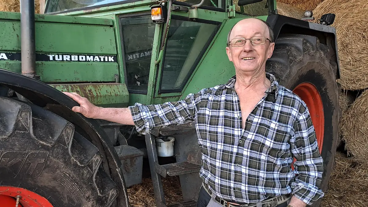 Hühnerbauer Walter aus Niedersachsen.