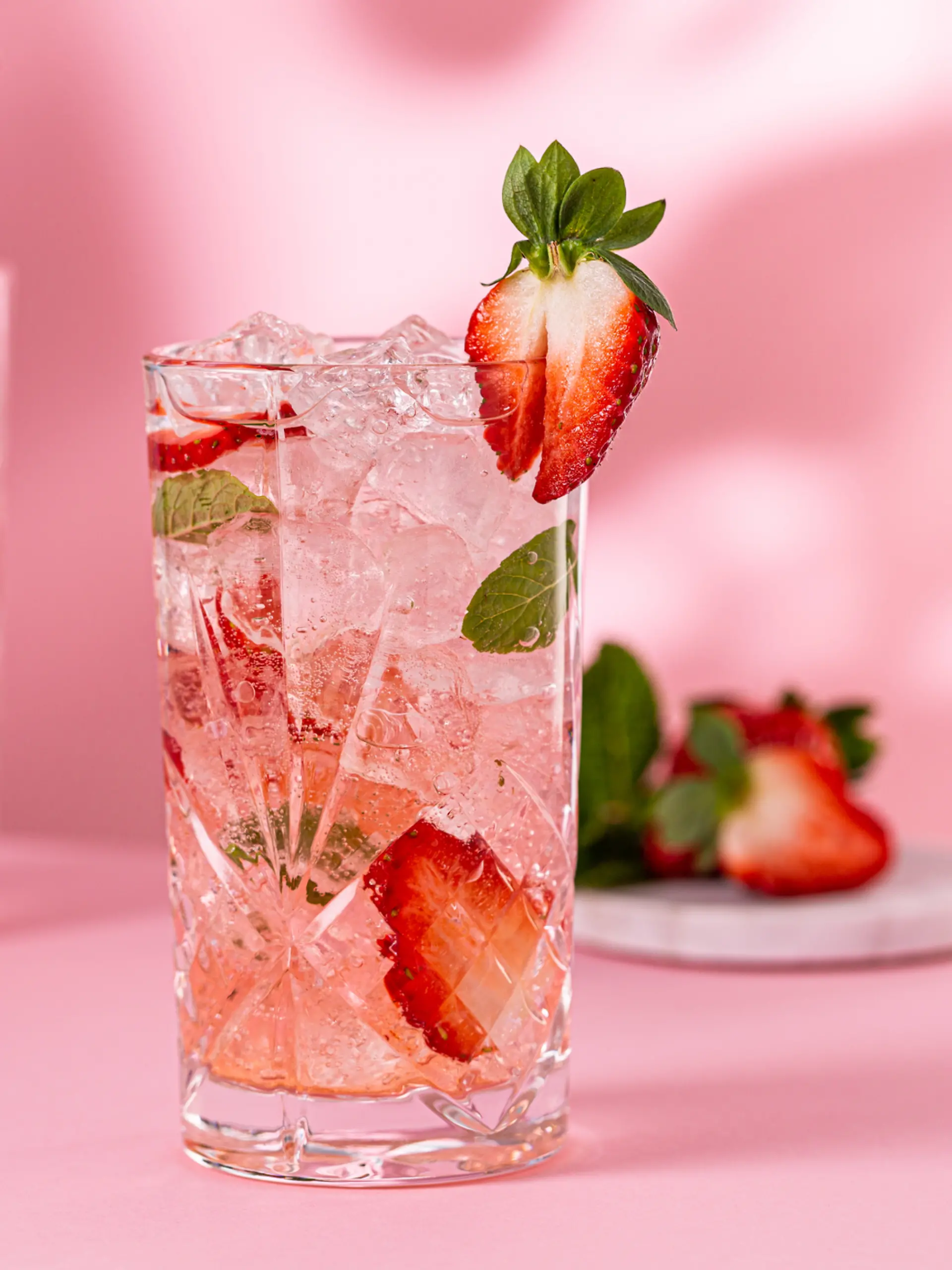 Ein erfrischender Erdbeer-Drink